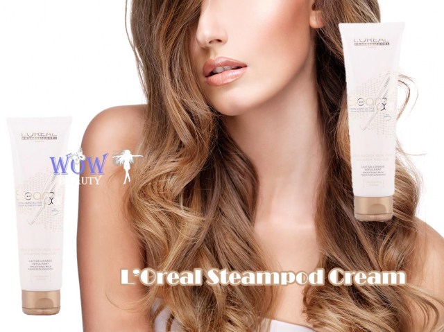 كريم لوريال ستيمبود L’Oreal Steampod Cream لتنعيم الشعر